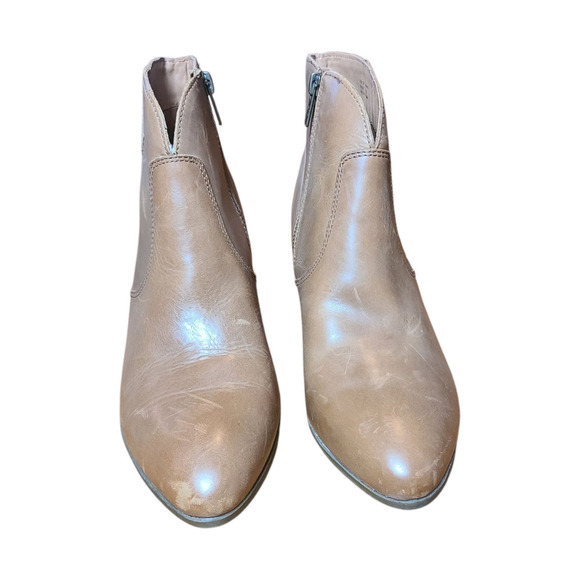 Frye Women's Jennifer Ankle Leather Booties size 9.5M Wheat Brown - Picture 4 of 8